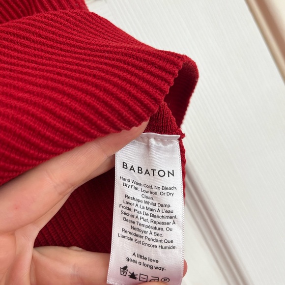 Babaton Strapless Ribbed Top - Picture 2 of 5